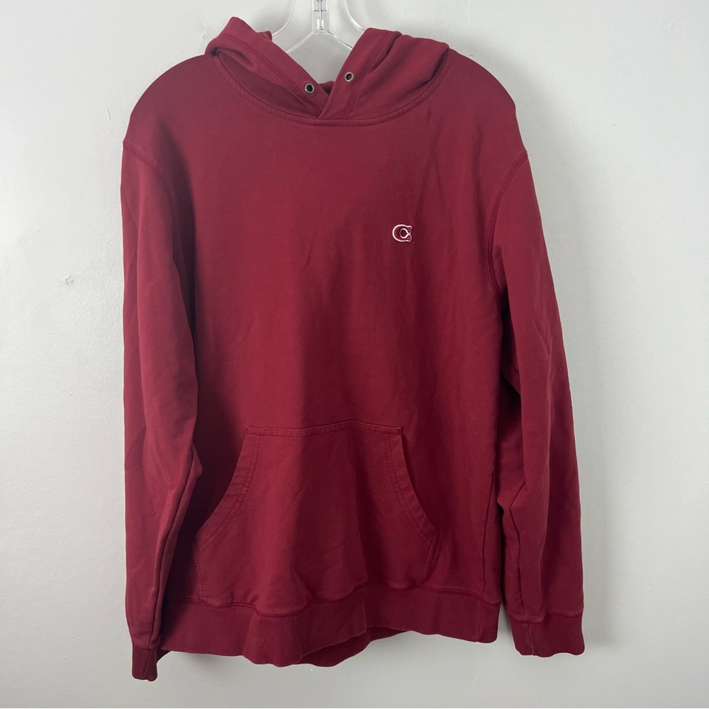Coach Red Hoodie with Logo